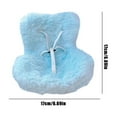 thumbnail image 2 of Premium Soft Plush Baby Seat Cover Universal Fit, Cozy Comfort, Machine Washable, Non-Slip Backing, Light Blue, 2 of 2