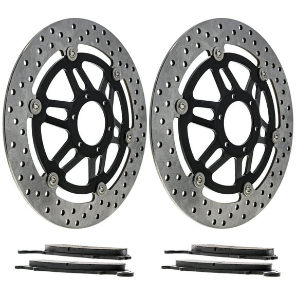 Niche Front Brake Rotor Pad Semi Metallic Kit for Honda 06455-MFA-D13 Motorcycle MK1006531