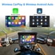 thumbnail image 2 of LBW Cámara de salpicadero profesional para motocicleta, Apple Carplay inalámbrico, Android Auto, TPMS, cámara frontal y trasera HD 1080P (chip IMX307), DVR para motocicleta, sensor G, pantalla táctil, 2 of 5
