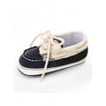 thumbnail image 2 of 0-18M Newborn Baby Boy Girl Soft Sole Crib Shoes Anti-slip Lace-up Sneaker Prewalker, 2 of 4