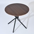 thumbnail image 3 of Homy Casa Table à Manger de 31,5 Po pour 2 à 4 Personnes - Petite Table Ronde de Cuisine pour Bistro, Table de Réception, Espresso, 3 of 5