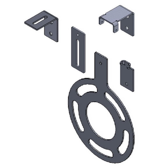 Echomaster PHD-MOUNT Spare Tire Camera Mount for 2007-2018 Jeep JK/JKU Wrangler