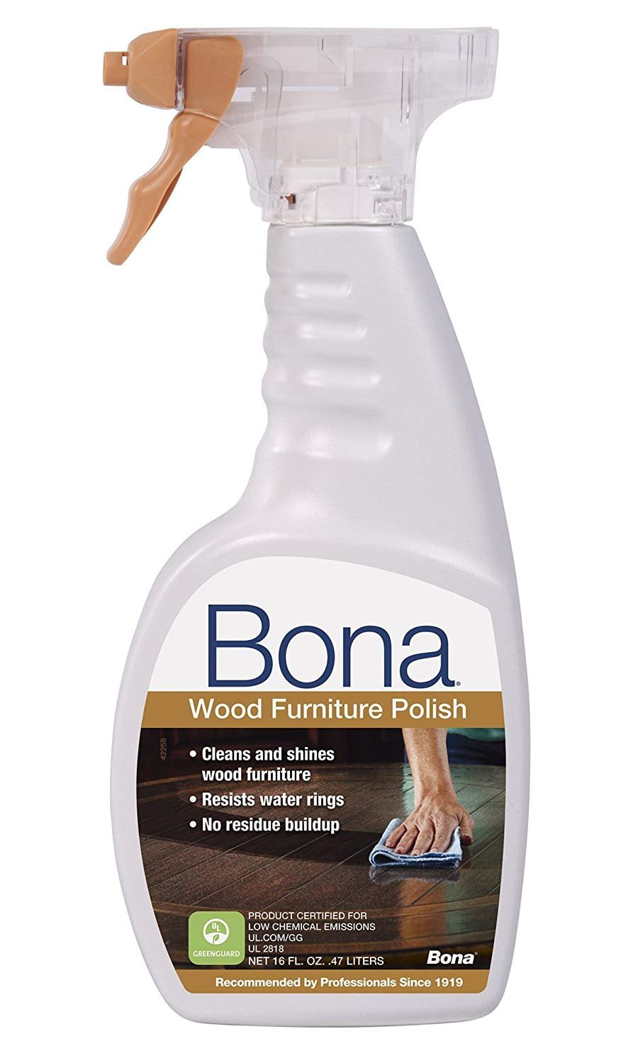 Bona WP650052001 16 Ounce Wood Polish Clean & Shine Your Furniture, 16