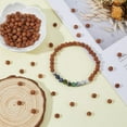 thumbnail image 4 of 150 cuentas de Rudraksha para meditación y oración, redondas y sueltas, de 6 mm, de madera natural, para hacer pulseras y joyas., 4 of 7