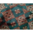 thumbnail image 4 of oneOone Silk Tabby Fabric Floral Block Print Sewing Fabric BTY 42 Inch Wide, 4 of 4