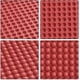 thumbnail image 3 of Alfombrilla para hornear de silicona resistente al calor Heat 40 To; 230, Bandeja De Horno Antiadherente Para Galletas, Chocolates, Carne 468er, 40x28 Cm, Rojo. Afortunado Sencillez, 3 of 4
