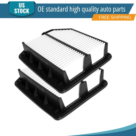 YXPCARS 2PCS Front Engine Air Filter for Honda CR-V 2010-2011 L4 2.4L , New Air Filter Replacement (CA10885)