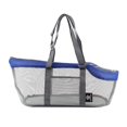thumbnail image 2 of Bolsas de transporte Colco para mascotas plegable de malla para perros miniatura azul portador de cachorros, 2 of 8