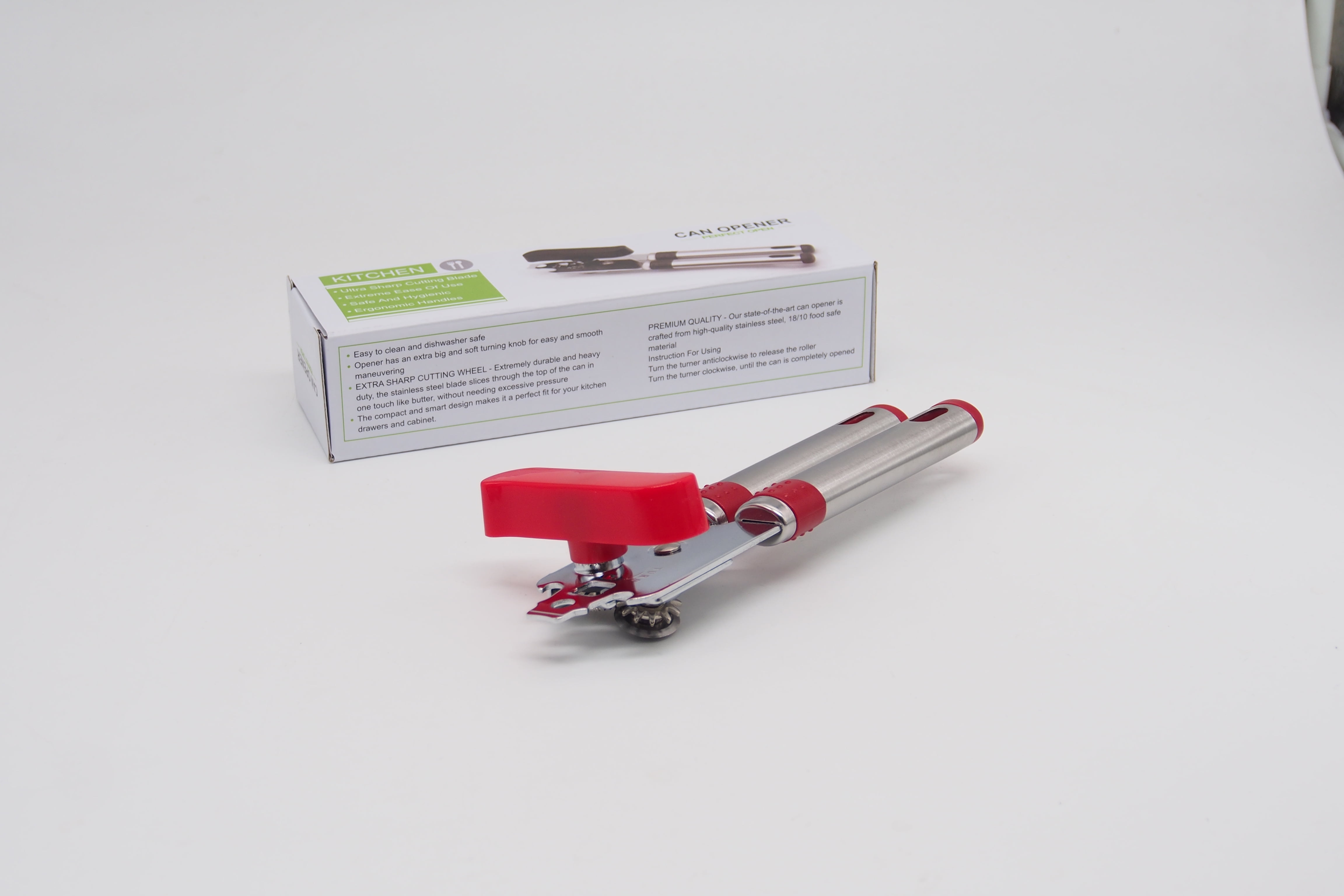 Fronttech Stainless Steel Manual Can Opener Walmart Com