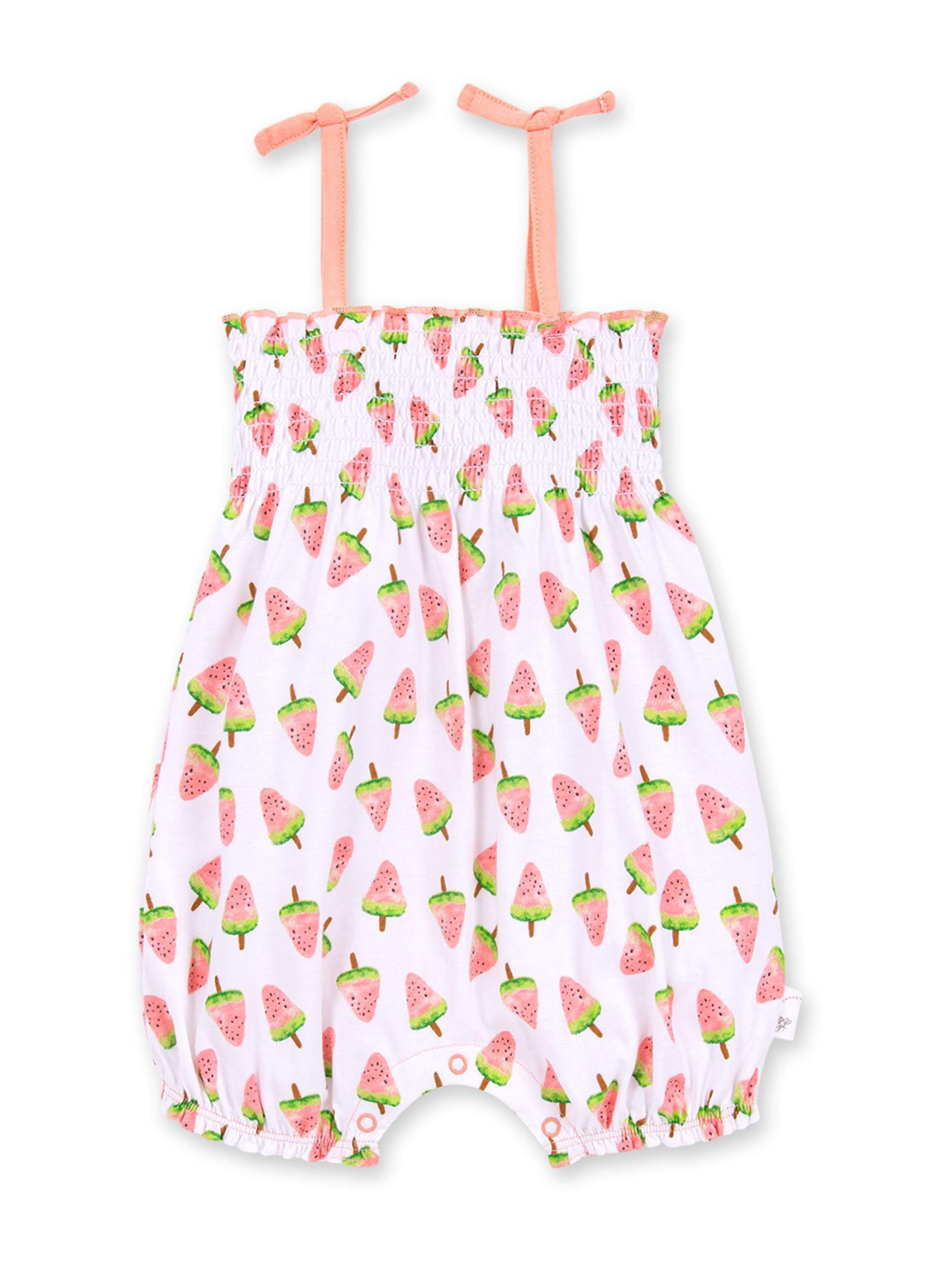 watermelon smocked outfit