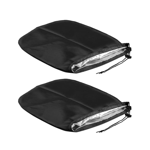 OUNONA 1 Pair Oxford Cloth Rearview Mirror Cover with Adjustable Drawstring for and Weather Resistance