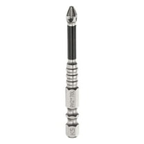 Uxcell Anti Slip Magnetic Phillips Screwdriver Bit PH2 1/4" Hex Shank 2.8" (70mm) Long Impact Cross Screwdriver Bits