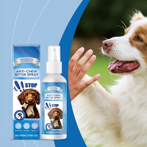 QARUN 2026 New 50Ml No Chew Spray for Dogs,Dog Training & Behavior Aids Modifier Spray,Dog Deterrent Spray,Anti Chew Spray for Dogs,Safe Bitter Spray for Dogs to Stop Chewing,Indoor & Outdoor Use