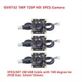 thumbnail image 3 of Módulo de Cámara OV9732 de 3 Piezas, 100 Grados, 1280 X 720, 30 Fps, para Autodarts Io con Cable de 2 M, Tamaño de PCB: 32 X 32 mm., 3 of 7