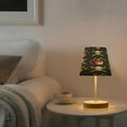 thumbnail image 5 of Ryvnso LED Bedside Table Lamp Cool Skull Pattern Bedroom Desk Lamps Nightstand Lampshade M, 5 of 7