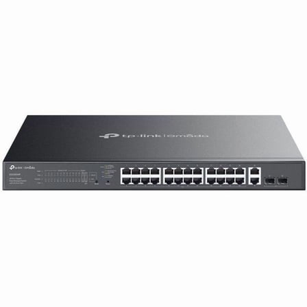 TP Link Omada ES228GMP, Omada 28-Port Gigabit Easy Managed Switch with 24-Port