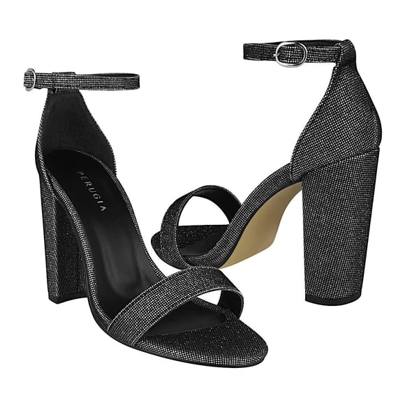 SANDALIAS DAMA PERUGIA 10921 GLITTER PLATA PERUGIA  10921