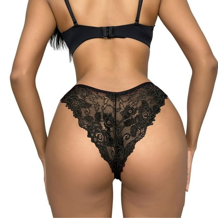 

ZMHEGW 12 Packs Underwear Women Tummy Control Lace Briefs Silk Pure Cotton Crotch Mid Waist Panties