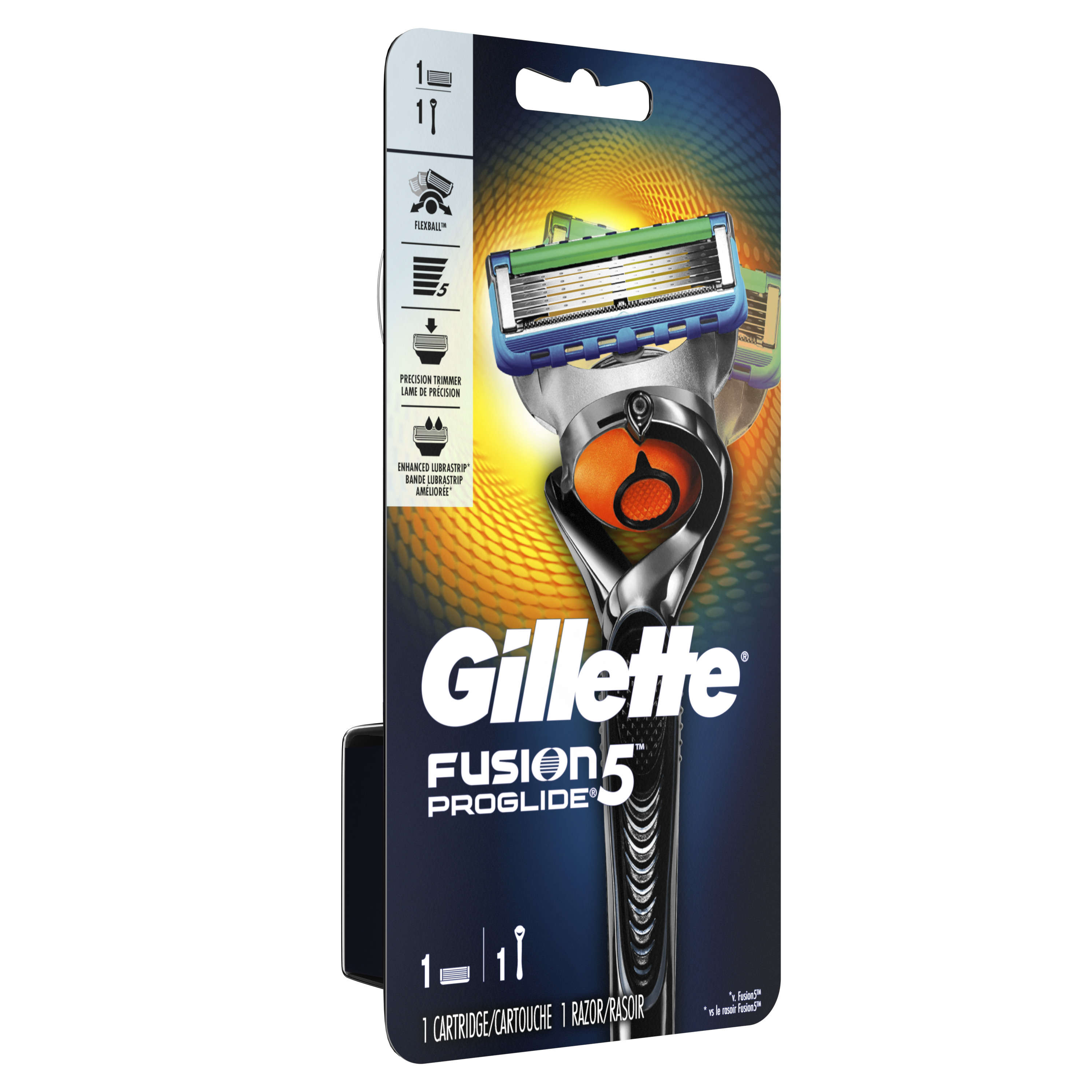 Gillette Fusion5 ProGlide Men's Razor, Handle plus 1 Blade Refill - image 4 of 6