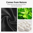 thumbnail image 5 of Antifaz para dormir JAMW Seda de morera Diadema Correa de velcro Ajustable Negro, 5 of 5
