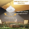 thumbnail image 4 of 2-Pack Rechargeable LED Camping Lantern 2400mAh IPX5 Waterproof Outdoor Emergency Light, 4 of 9