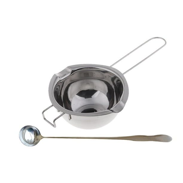 Long Handle Stainless Steel Double Boiler Pot Spoon For Mixing Stirring