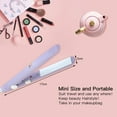 thumbnail image 6 of Tebru Mini Hair Flat Iron Ceramic Straightener Tourmaline Flat Iron Hair Curler, 6 of 9