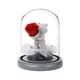 thumbnail image 1 of Oso de confesión de rosa de flores preservadas en cúpula de cristal, regalo para el día de San Valentín, día de la madre, cumpleaños, 1 of 5