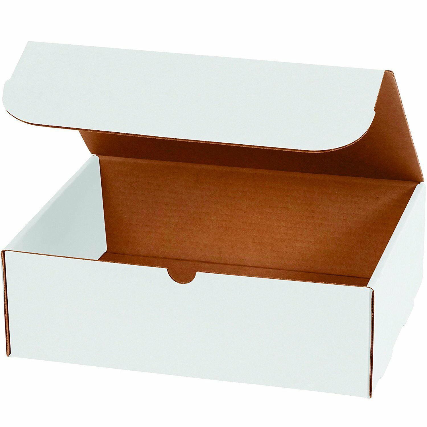 Cardboard Shipping Boxes Oyster White Inner Size 9 x 6 x 2 Corrugated Mailer 150 
