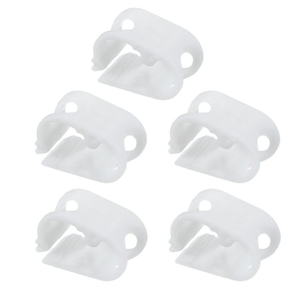 Uxcell 5 Pack Plastic Tubing Clamps, 1/8"-1/4" Adjustable Tube Clamp