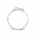 thumbnail image 2 of SS White Ice Infinity Diamond Ring Size 6, 2 of 3