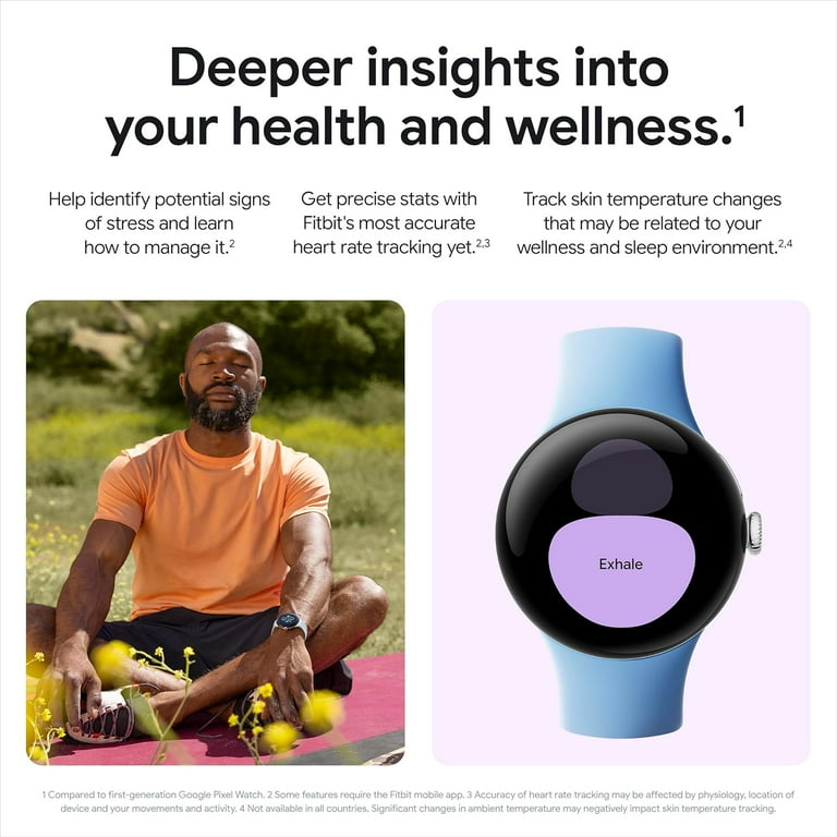 Google Pixel Smartwatch 2 - Porcelain/Silver, Android Google Pixel Smartwatch 2 - Porcelain/Silver, Android