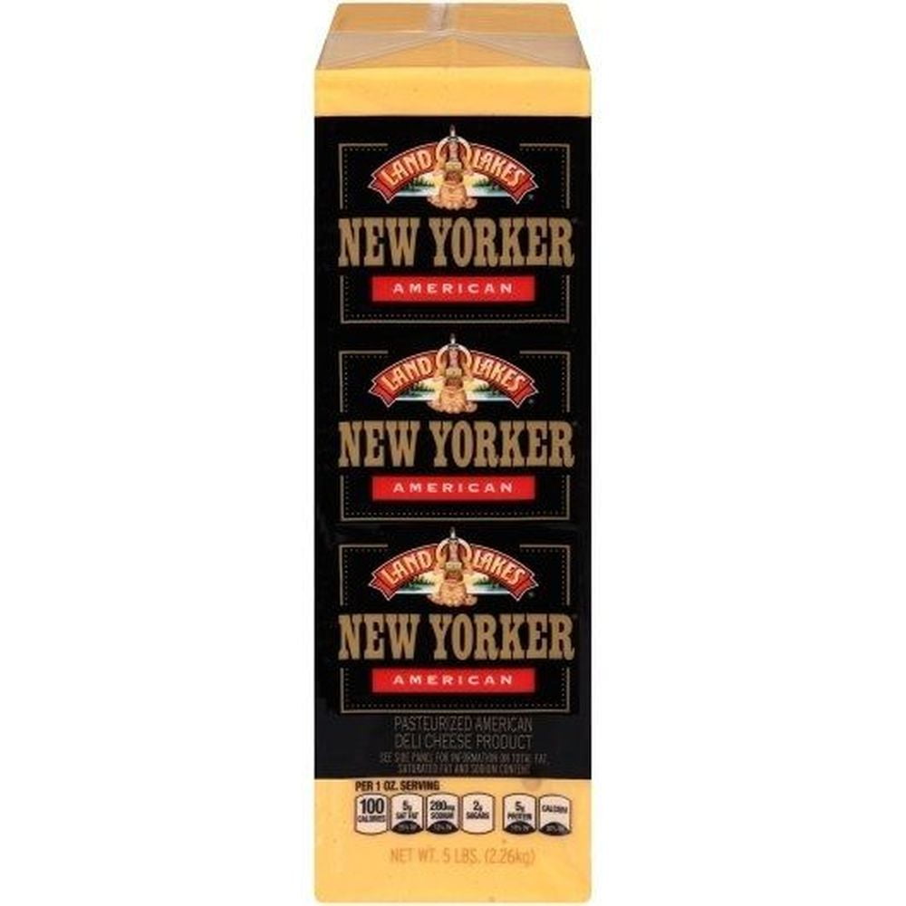 Land O Lakes New Yorker Yellow Deli American Cheese Product, 5 Pound