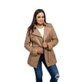 thumbnail image 2 of Traci Womens Leather Jacket Camel, 2 of 7