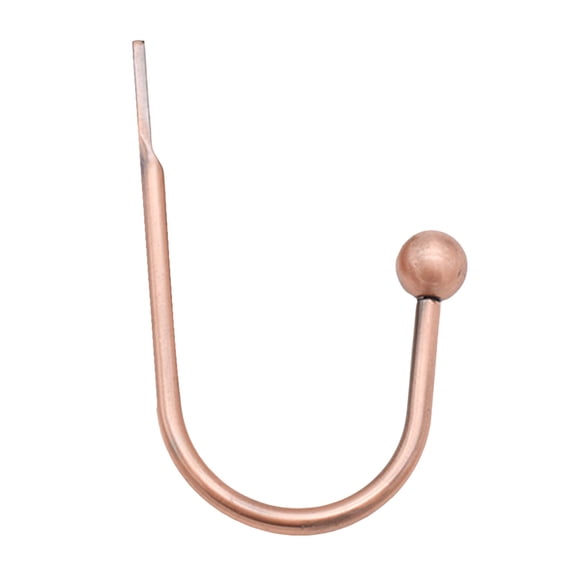 Clearance Under $1.84! 1PC Vintage Wall Hook, U-Shaped Stainless Curtain Hook for Hanging Towels & Drapes, Stainless Steel, for Bathroom & Entryway, (One Size, Antique Red)
