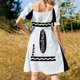 thumbnail image 5 of Vestido de manga corta BMX#1, ropa de mujer, vestido de fiesta elegante para mujer 2025, vestidos de gala, vestido de estilo coreano., 5 of 7