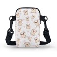 thumbnail image 2 of HELLHERO Dog Pattern Adjustable Crossbody Bag with Double-layer Small Crossbody Purse Stylish Polyester, 2 of 7