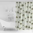 thumbnail image 2 of Summer Green Palm Trees on White Shower Curtain for Bathroom, Tropical Plants Seamless Waterproof Shower Curtains Washable Quick Dry with Hooks Bathtub Curtains 60x72 IN, 2 of 7