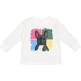 thumbnail image 3 of Inktastic Blue French Bull Dog Boys or Girls Long Sleeve Toddler T-Shirt, 3 of 5