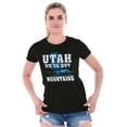 thumbnail image 3 of Utah Mountains Camping Hiking Hunting Womens Slim Fit Graphic Tee Brisco Brands M, 3 of 5