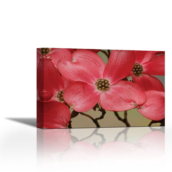 Dogwood Delicacy III - Contemporary Fine Art Giclee on Canvas Gallery Wrap - wall décor - Art painting - 36 x 24 Inch - Ready to Hang