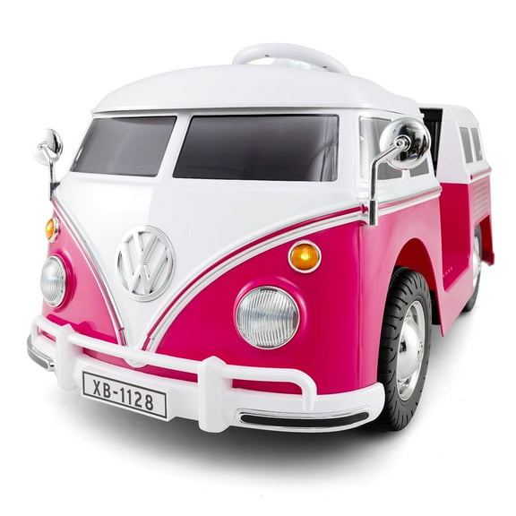 Infans Licensed Volkswagen Ride-on Bus with Cup Holder, LED Headlights, Music & Horn