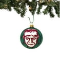 thumbnail image 3 of Frankenstein Ball Ornament Polish Glass The Halloween Collection by Thomas Glenn, 3 of 8