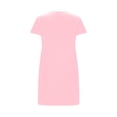 thumbnail image 6 of Utoimkio Women's Summer Short Sleeve T-shirt Dress Plus Size Loose Mini Nightgown Comfy Soft Crewneck Lounge Sleepwear Size L-5XL, 6 of 6