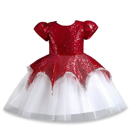 

adviicd Toddler Dress Short Sleeve Girl s Halter Neck Cold Shoulder Sleeveless Summer Casual Sundress A-line Dress with Pockets Red 6-7 Years