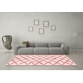 thumbnail image 3 of Ahgly Company Indoor Square Solid Red Modern Area Rugs, 4' Square, 3 of 4