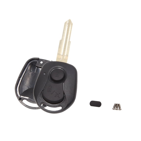 2 Buttons Uncut Key Fob Remote Case Shell for Ssangyong Actyon Kyron Rexton