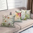 thumbnail image 3 of Dashan Spring Birds Pillow Cover 18x18 Set of 4,Flower Butterfly Cushion Cases for Couch Sofa Bed Home Decor, 3 of 6