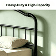 thumbnail image 4 of Apextella 14 in Twin XL Metal Platform Bed Frame with Vintage Wavy Headboard, No Box Spring Needed, Underbed Storage, 4 of 7