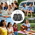 thumbnail image 7 of Black White Dinosaur Skeletons Bold Womens Lunch Box for Work,Insulated Large Lunch Bag for Tween and Teen,Loncheras Para Mujer,Leakproof Adult Lunch Bag for Work,Beach,Travel,Picnic,Camping, 7 of 7